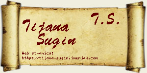 Tijana Šugin vizit kartica